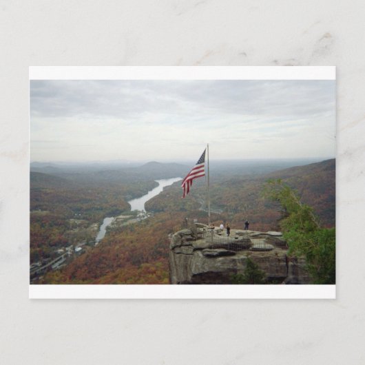 Chimney Rock Berg Postkarte (Vorderseite)
