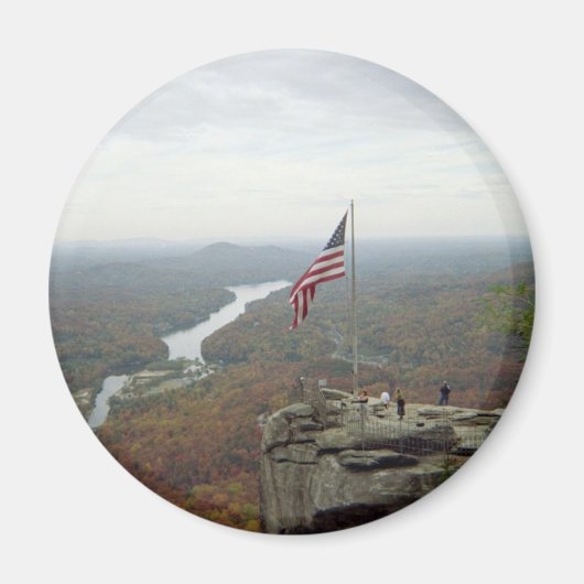 Chimney Rock Mountain Magnet (Vorne)