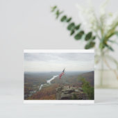 Chimney Rock Mountain Postkarte (Stehend Vorderseite)