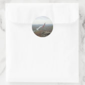 Chimney Rock Mountain Runder Aufkleber (Tasche)