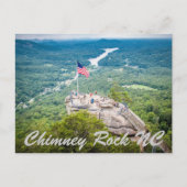 Chimney Rock NC Postkarte (Vorderseite)