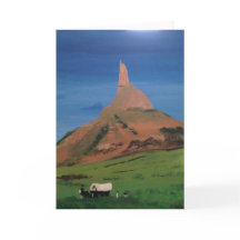 Chimney Rock Nebraska Blank Grußkarte