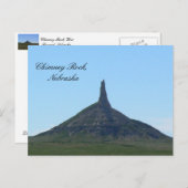 Chimney Rock, Nebraska Postcard Postkarte (Vorne/Hinten)