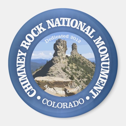 Chimney Rock (NM) Magnet (Vorne)