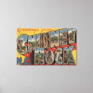 Chimney Rock, North Carolina Leinwanddruck