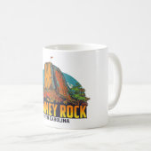 Chimney Rock North Carolina Souvenir Kaffeetasse (VorderseiteRechts)