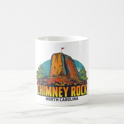 Chimney Rock North Carolina Souvenir Kaffeetasse (Mittel)