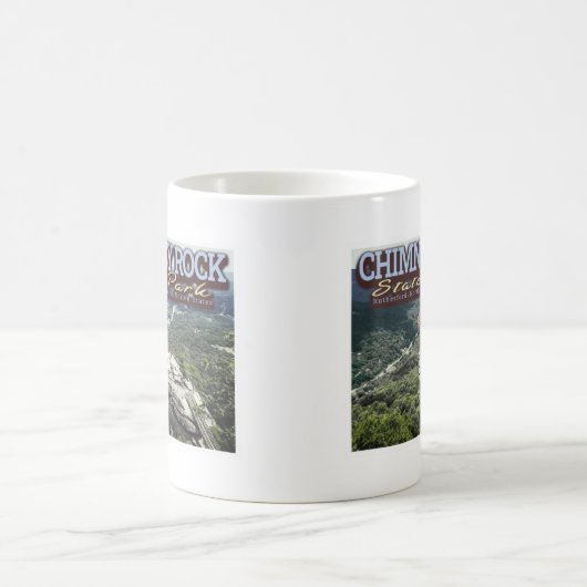 CHIMNEY ROCK - RUTHERFORD - NORTH CAROLINA USA KAFFEETASSE (Mittel)