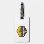 Chimney Rock Staat Park, North Carolina Gepäckanhänger (Rückseite vertikal)