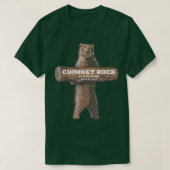Chimney Rock State Park North Carolina Bear Vacati T-Shirt (Design vorne)