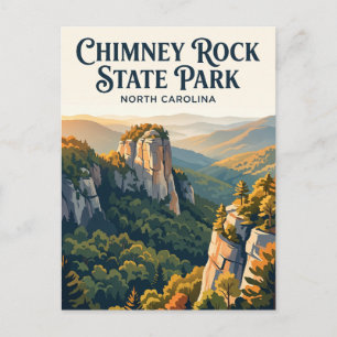 Chimney Rock State Park North Carolina Postkarte