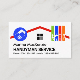 Chimney Rooftop Gebäude Zuhause reparieren Visitenkarte