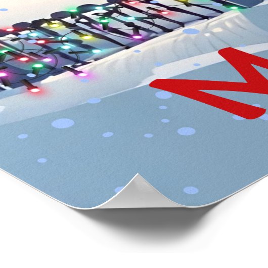 Chimney Santa Poster (Ecke)