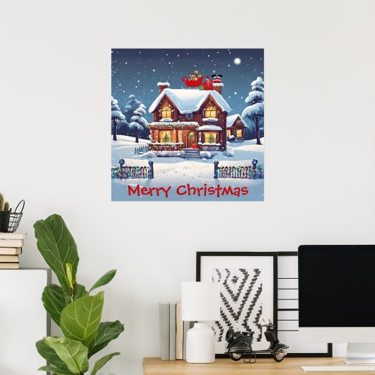 Chimney Santa Poster (Heimbüro)