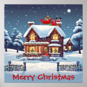 Chimney Santa Poster (Vorne)