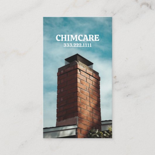 Chimney Sweep and Repair Visitenkarte (Vorderseite)