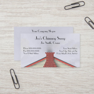 Chimney Sweep Business Card Visitenkarte