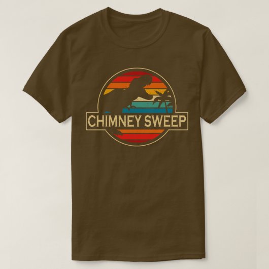 Chimney Sweep Dinosaur T-Shirt (Design vorne)