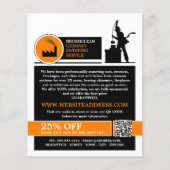 Chimney Sweep Logo Design Chimney Sweep Service Flyer (Vorne)
