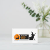 Chimney Sweep Logo Design, Kaminney Sweep Visitenkarte (Stehend Vorderseite)
