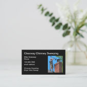 Chimney Sweep Services Visitenkarte (Stehend Vorderseite)
