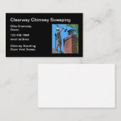 Chimney Sweep Services Visitenkarte (Vorne/Hinten)