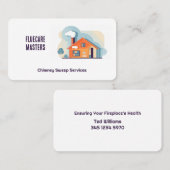 Chimney Sweep Visitenkarte (Vorne/Hinten)