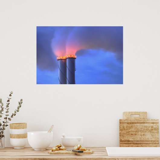 Chimney Twins Poster (Küche)