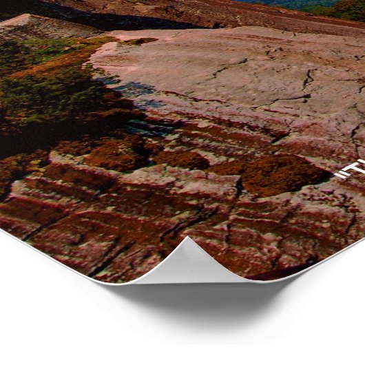 chimneyrock pano links, "Der Weg ist das Ding,.. Poster (Ecke)