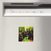 Chimp and Gorilla Cooperation 02. Magnet (In Situ (Geschirrspüler))