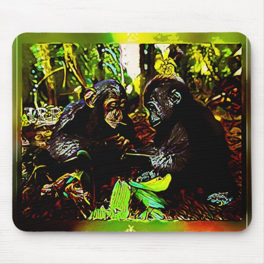 Chimp and Gorilla Cooperation 02. Mousepad (Vorne)