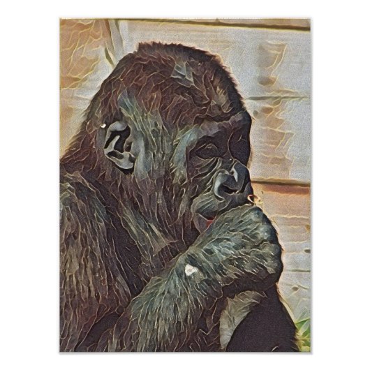 CHIMP ART FOTODRUCK (Vorne)