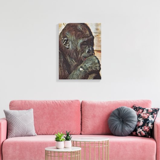 CHIMP ART LEINWANDDRUCK (Insitu (Wohnzimmer))