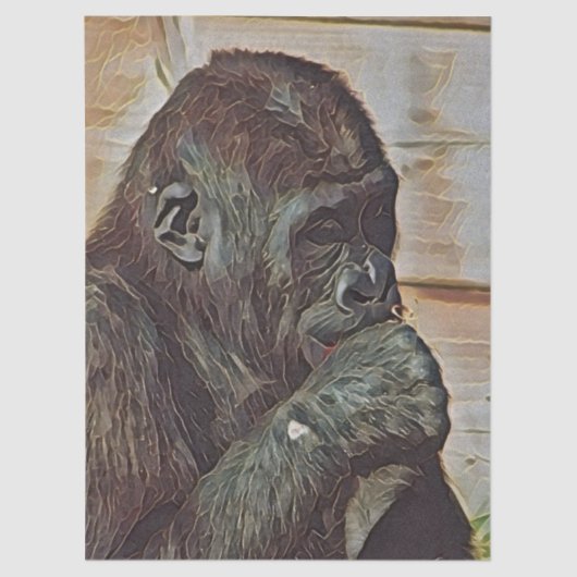 CHIMP ART SEIDENPAPIER (Vorderseite)