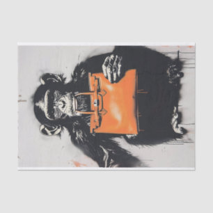 Chimp Business1 Seidenpapier