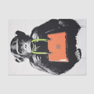 Chimp Business4 Seidenpapier