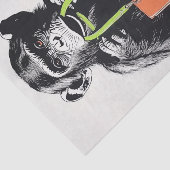 Chimp Business4 Seidenpapier (Ausschnitt)