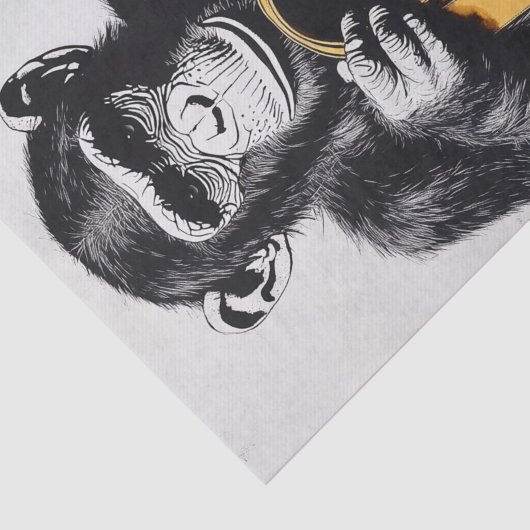 Chimp Business9 Seidenpapier (Ausschnitt)