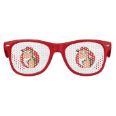 Chimp Cartoon Kindersonne Partybrille (Vorderseite)