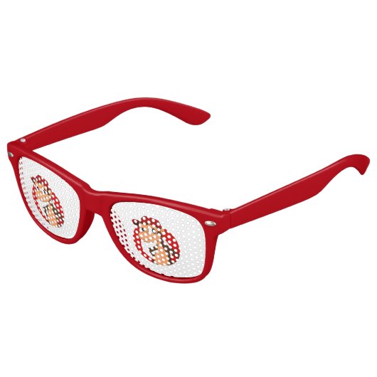 Chimp Cartoon Kindersonne Partybrille (Schrägansicht)