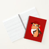 Chimp-Cartoon-Notebook Notizblock (Innenseite)