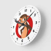 Chimp Cartoon rund um die Uhr (Winkel)