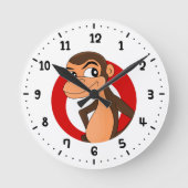 Chimp Cartoon rund um die Uhr (Vorderseite)