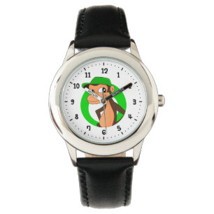 Chimp-Cartoon-Uhr Armbanduhr