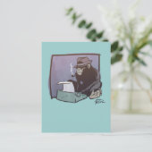 Chimp Kann Postkarte (Stehend Vorderseite)