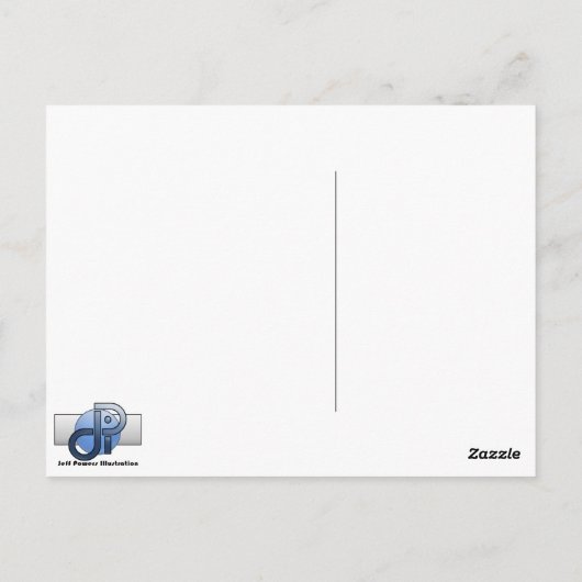 Chimp Kann Postkarte (Rückseite)