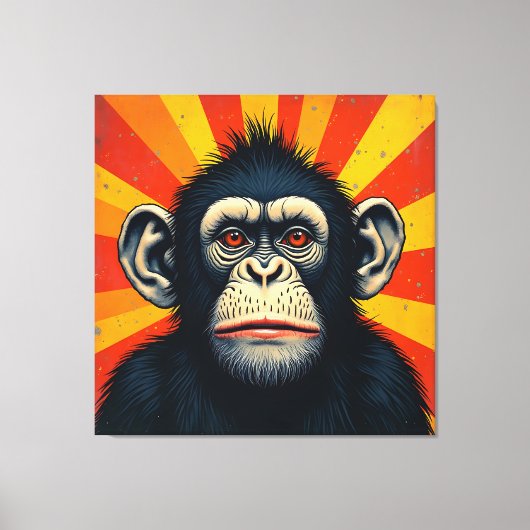 Chimp Leinwanddruck (Vorderseite)