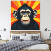 Chimp Leinwanddruck (Insitu (Schlafzimmer))