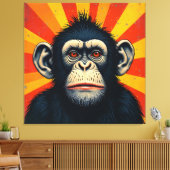 Chimp Leinwanddruck (Insitu (Wohnzimmer))