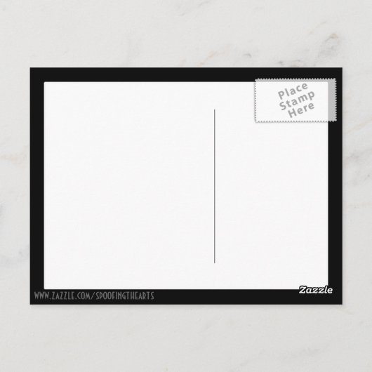 Chimp mit dem Perlenohrring Postkarte (Rückseite)